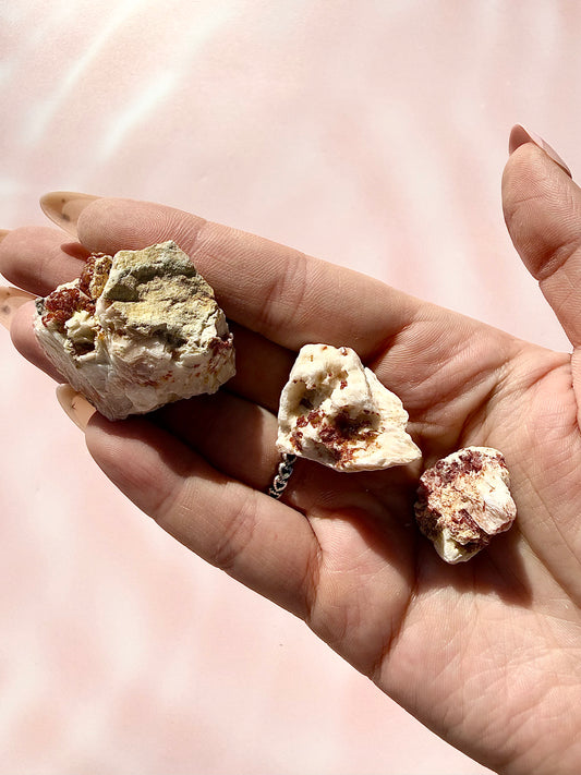 Red Quartz Clusters