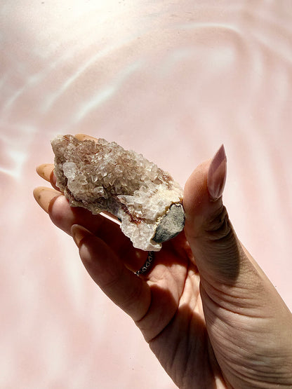 Pink Amethyst Cluster Specimen