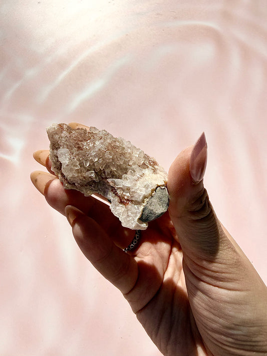 Pink Amethyst Cluster Specimen