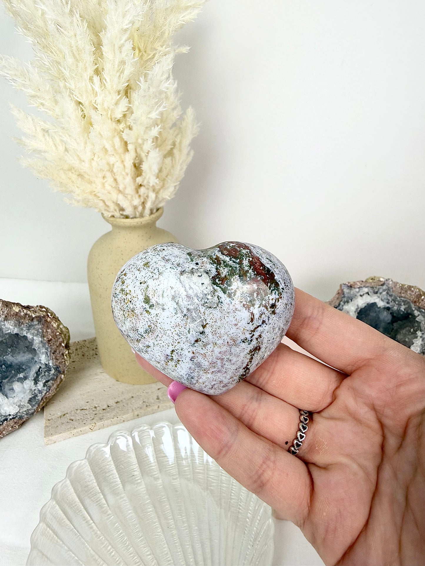 Ocean Jasper Heart