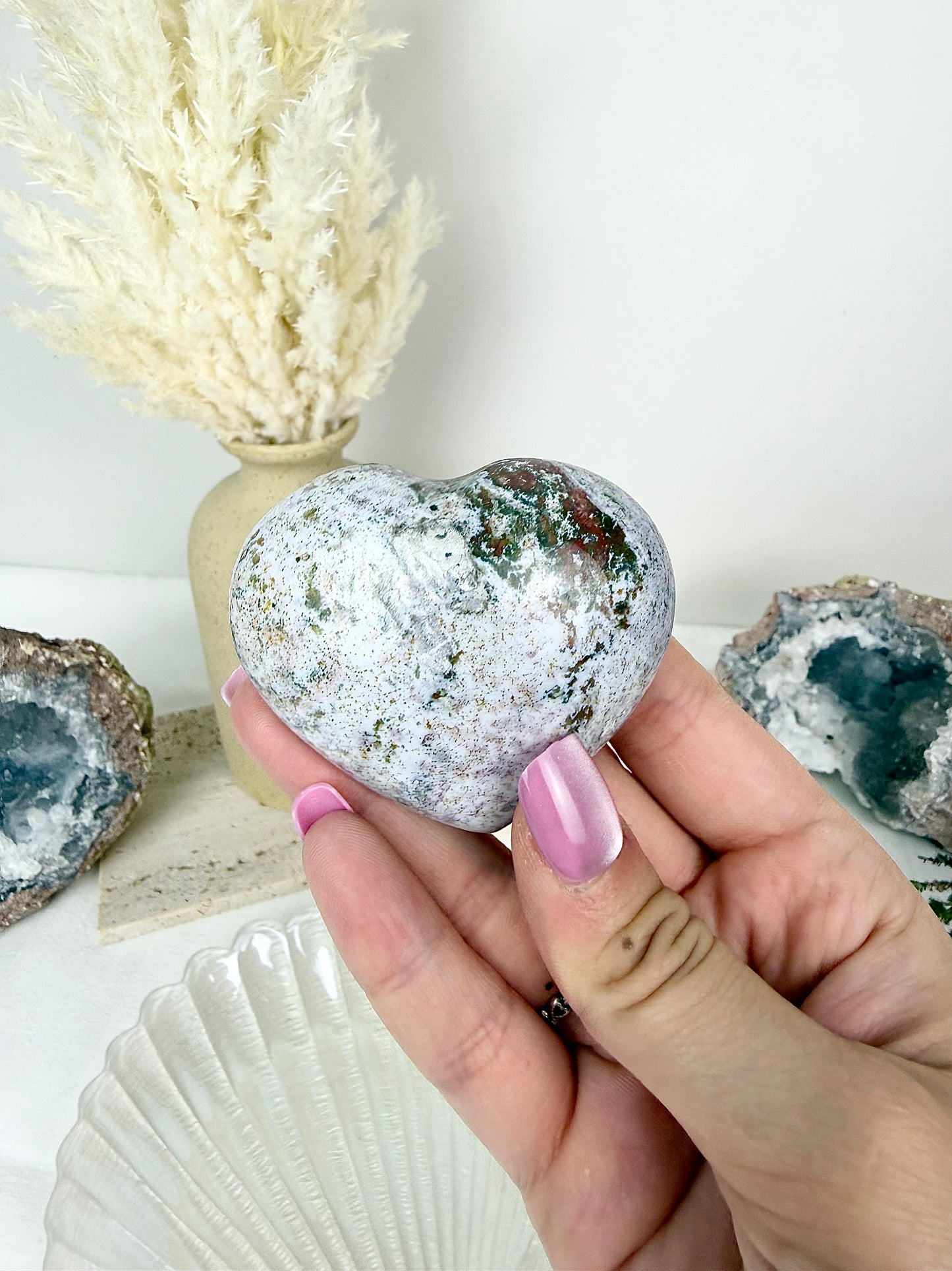 Ocean Jasper Heart