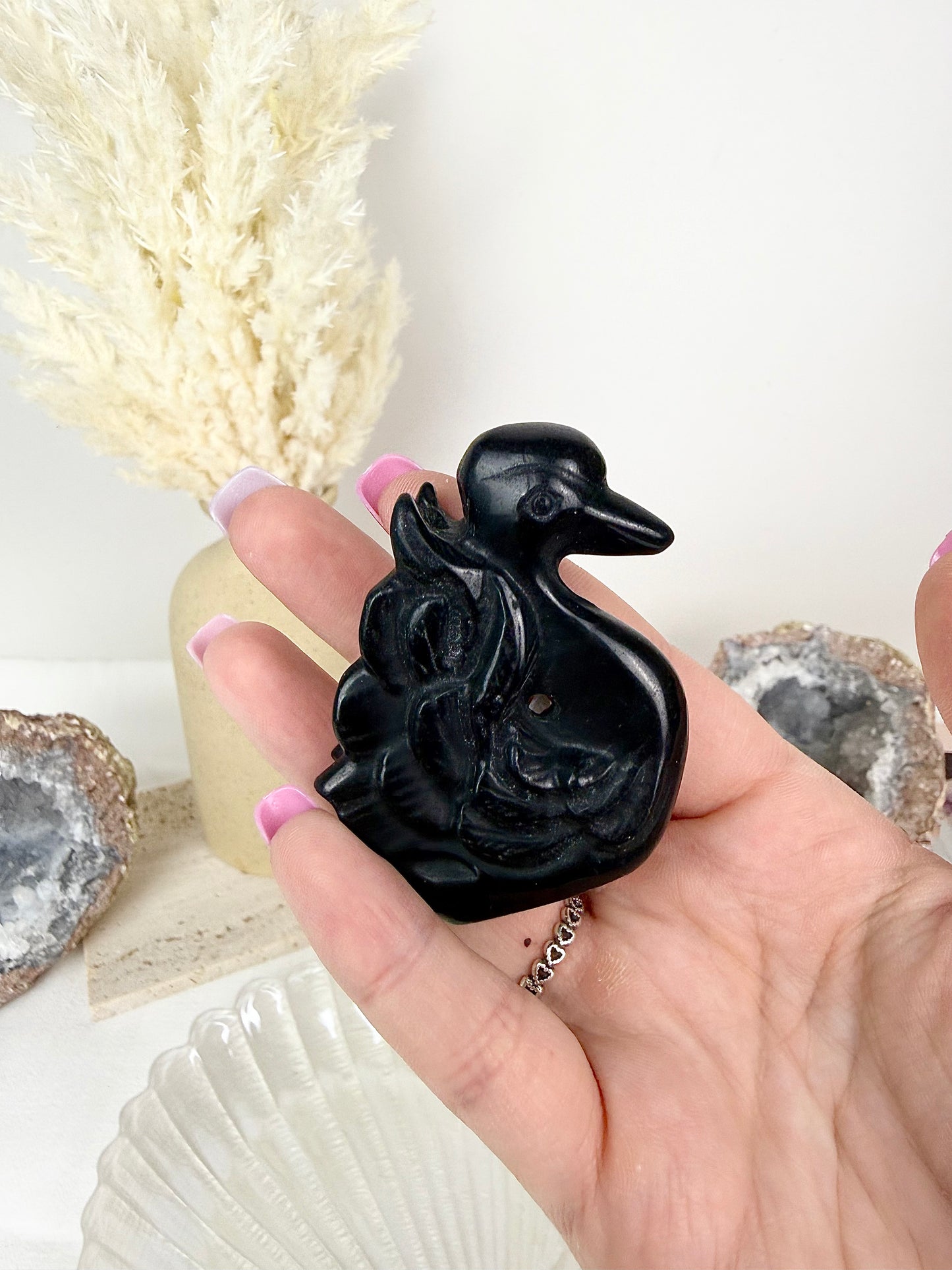 Black Obsidian Swans