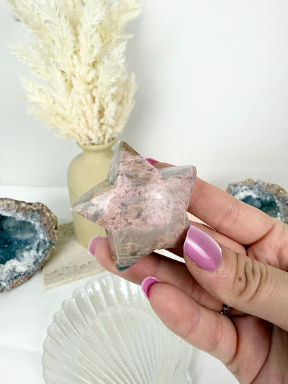 Rhodonite Puffy Star