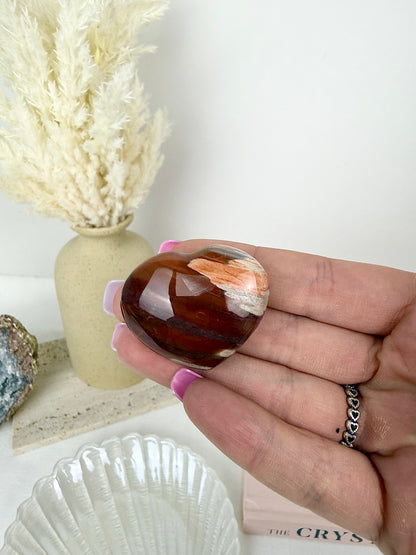 Polychrome Jasper Red Hearts