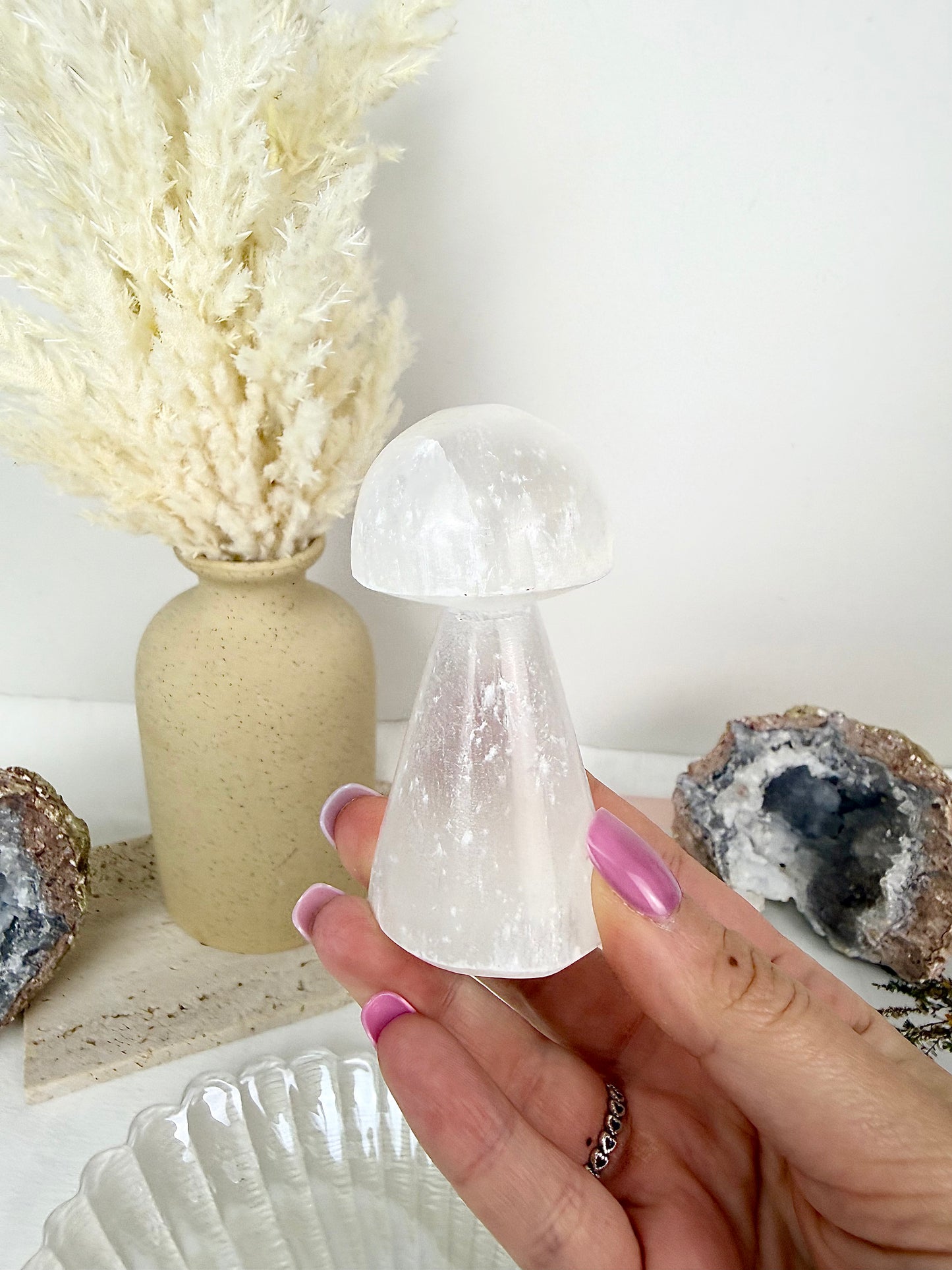 Selenite Mushroom