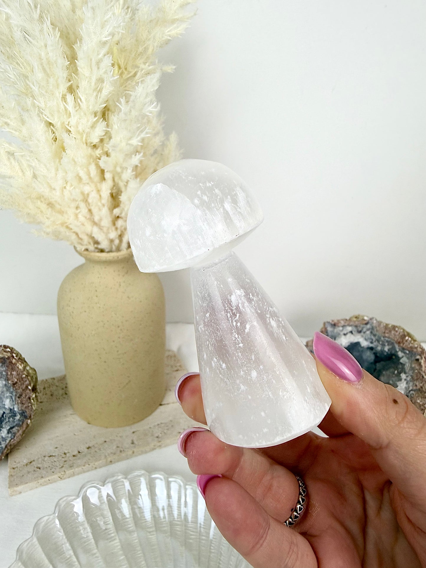 Selenite Mushroom