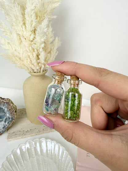 Crystal Chip Mini Jars