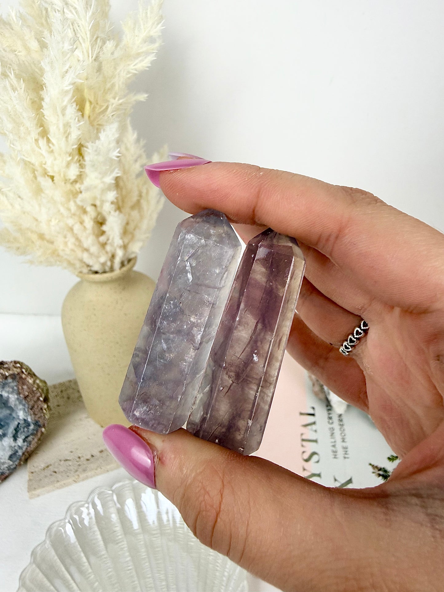 Imperfect Lepidolite Mica Towers