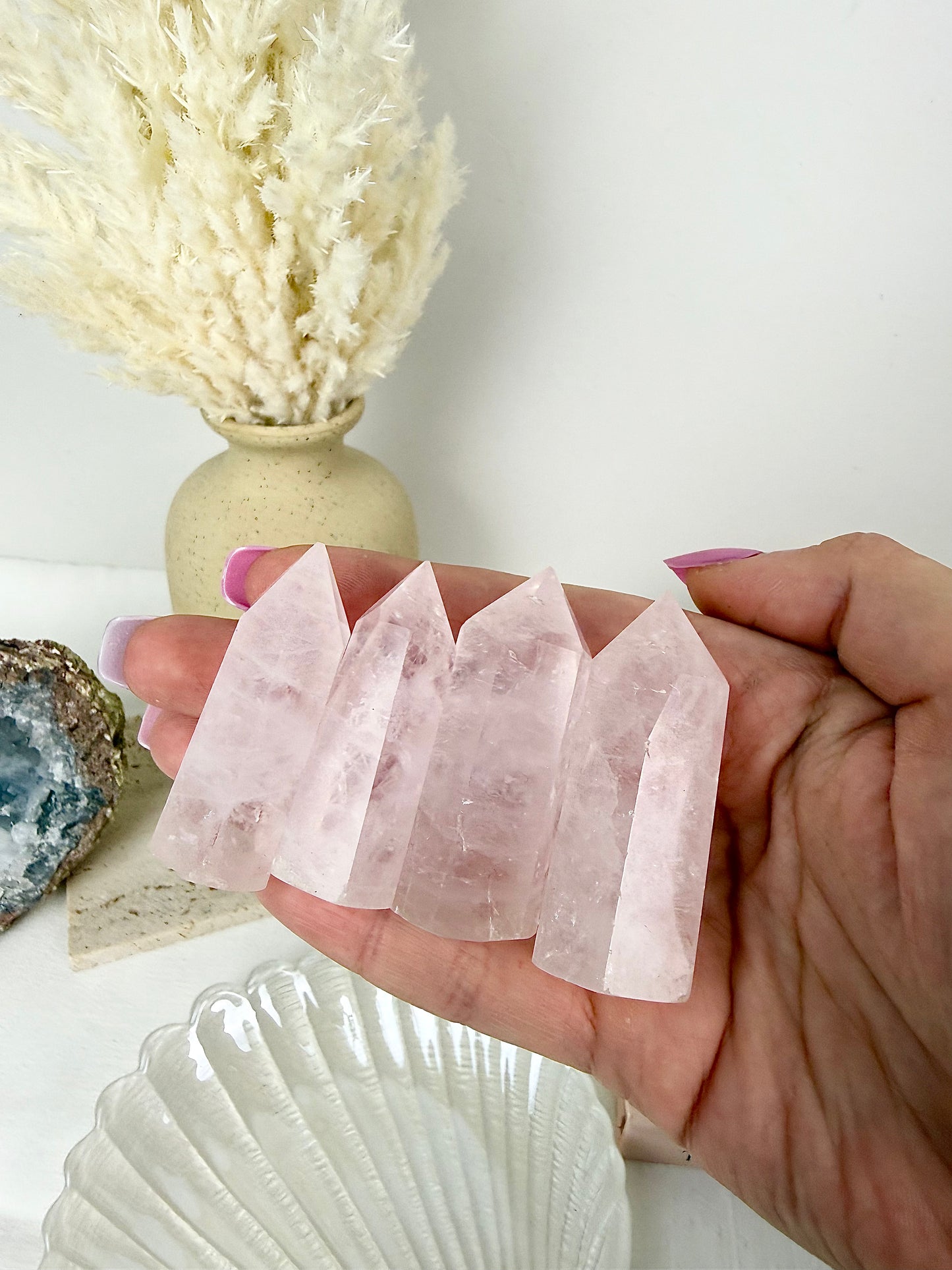 Rose Quartz High Quality Towers