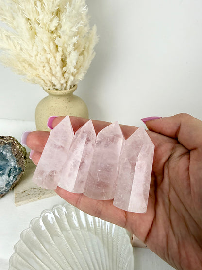 Rose Quartz High Quality Towers