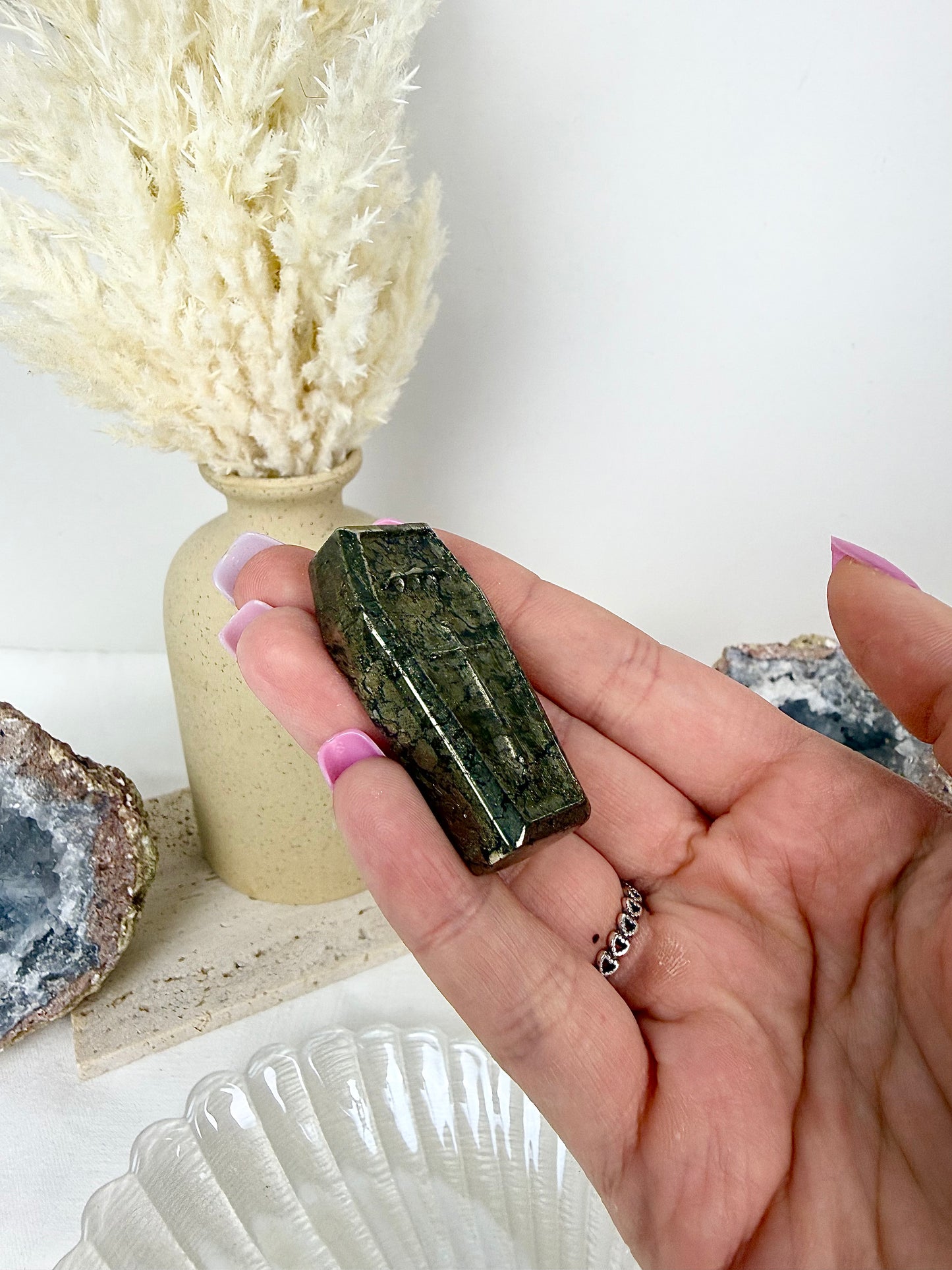 Pyrite Coffin
