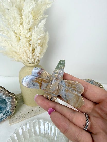 Ocean Jasper Dragonflies