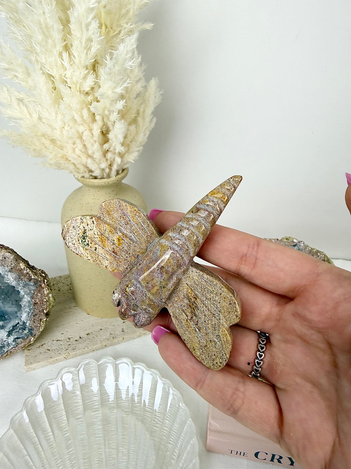 Ocean Jasper Dragonflies