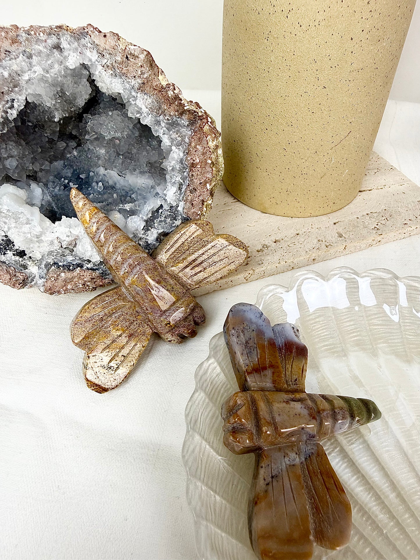 Ocean Jasper Dragonflies