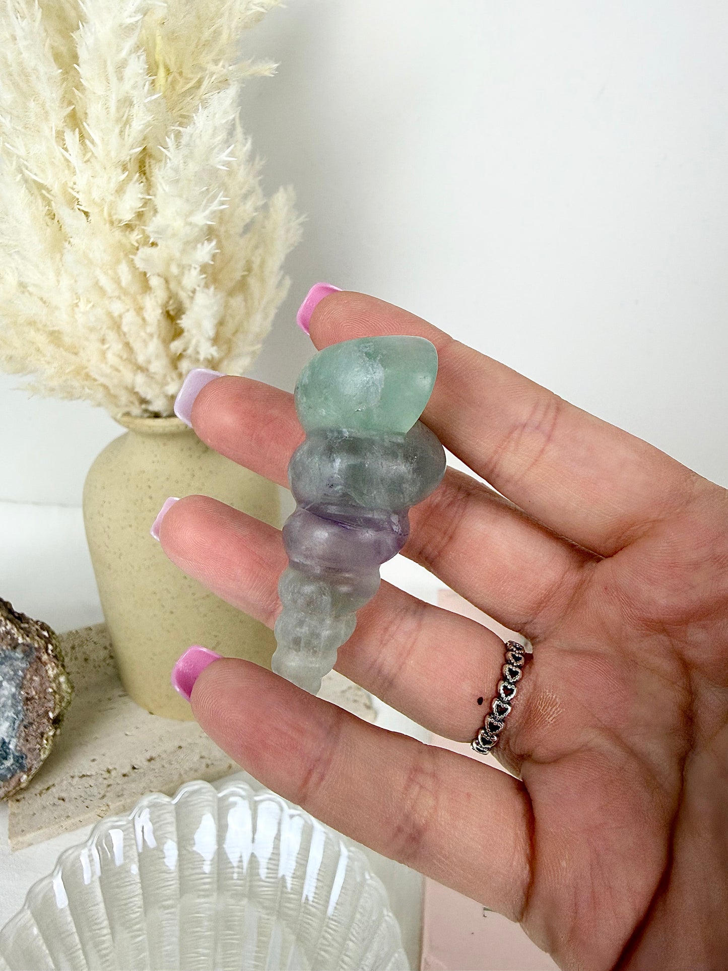 Fluorite Shell *imperfect tip*