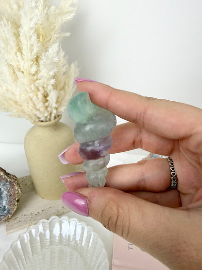 Fluorite Shell *imperfect tip*