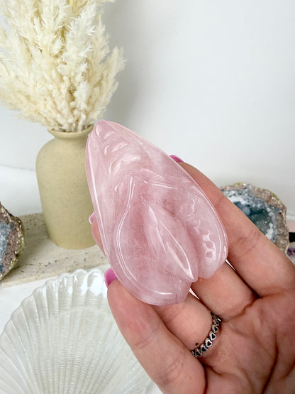 Rose Quartz Vulva
