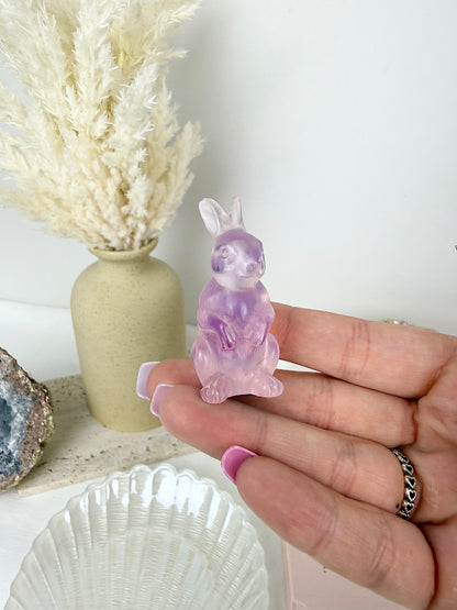 Pink Opalite Bunny