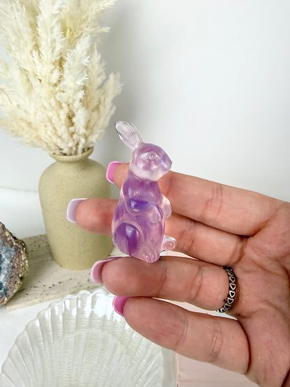 Pink Opalite Bunny