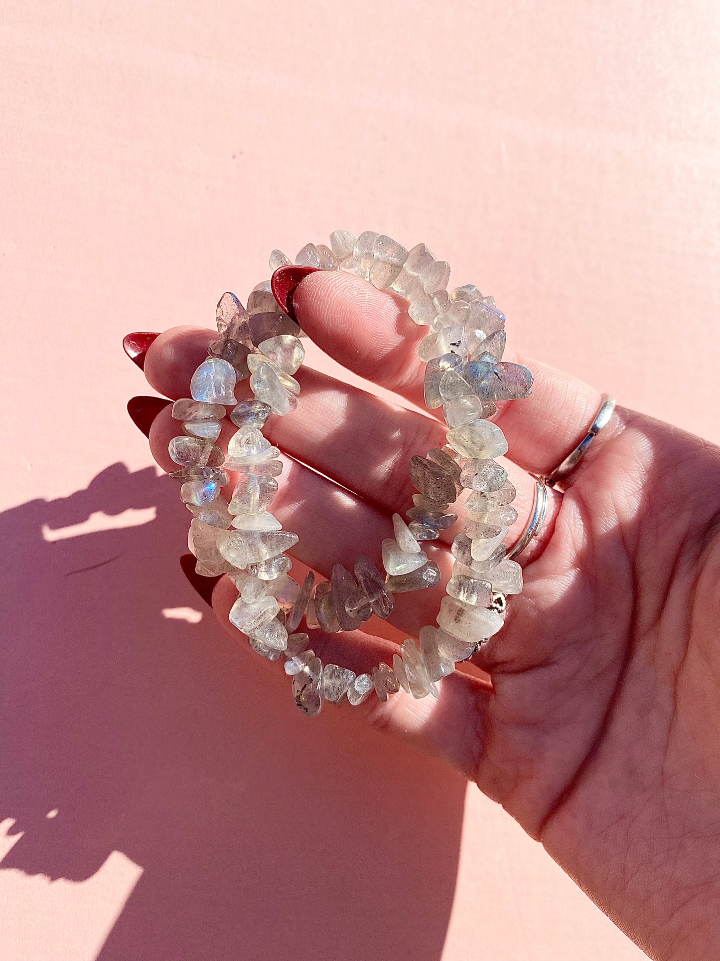 Labradorite Chip Bracelets