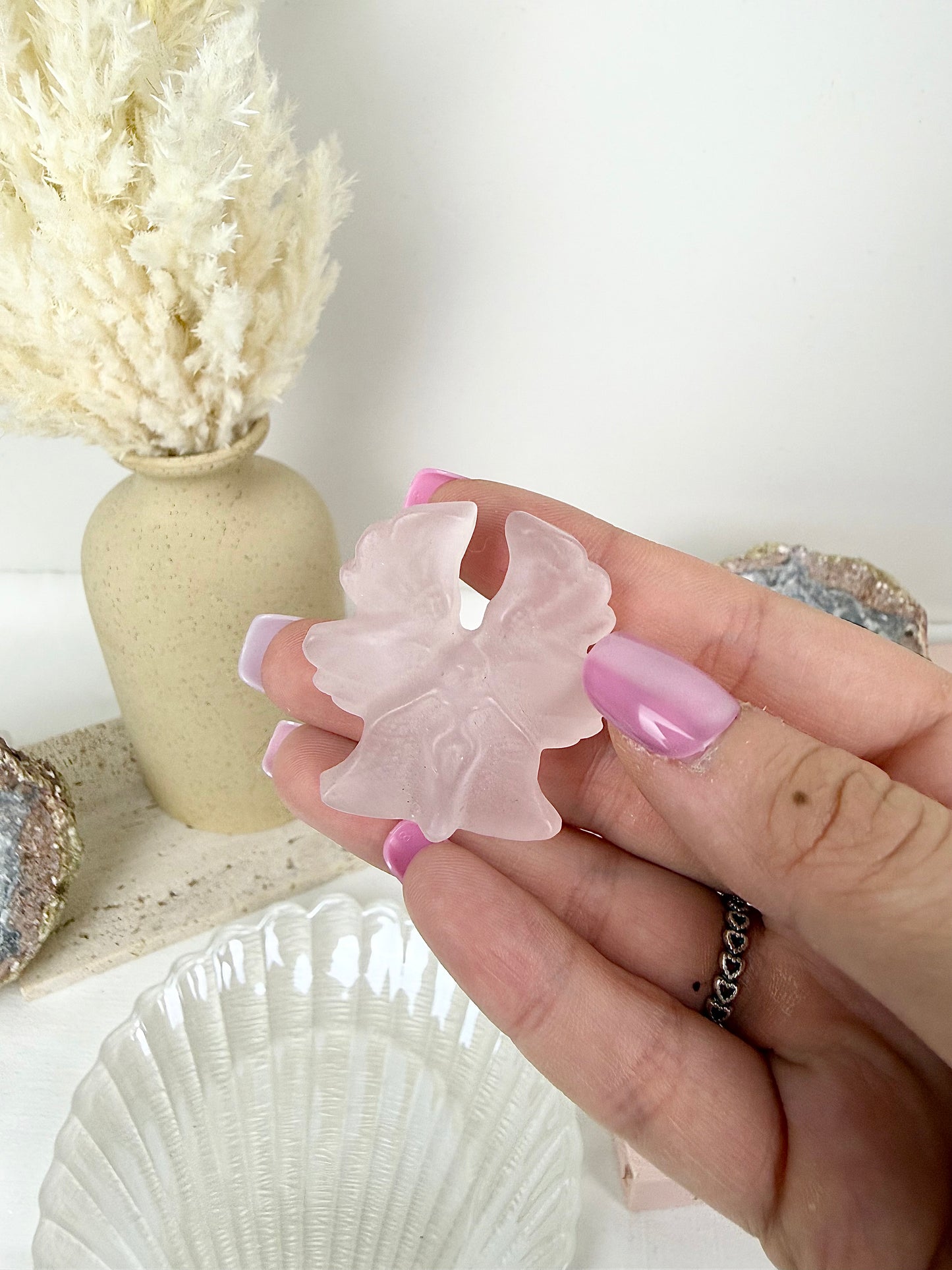 Pink & Purple Catseye Angels