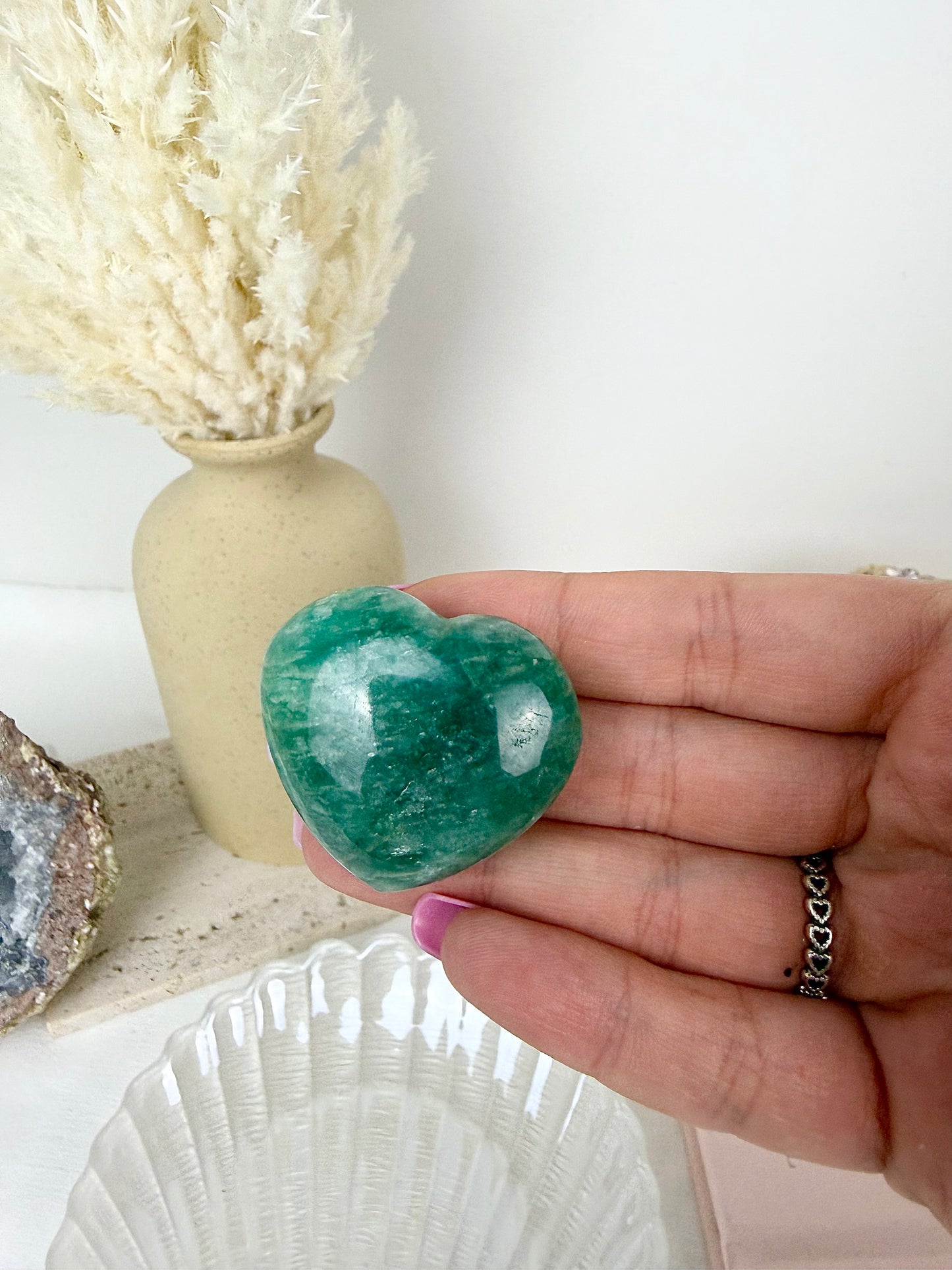 Amazonite Hearts
