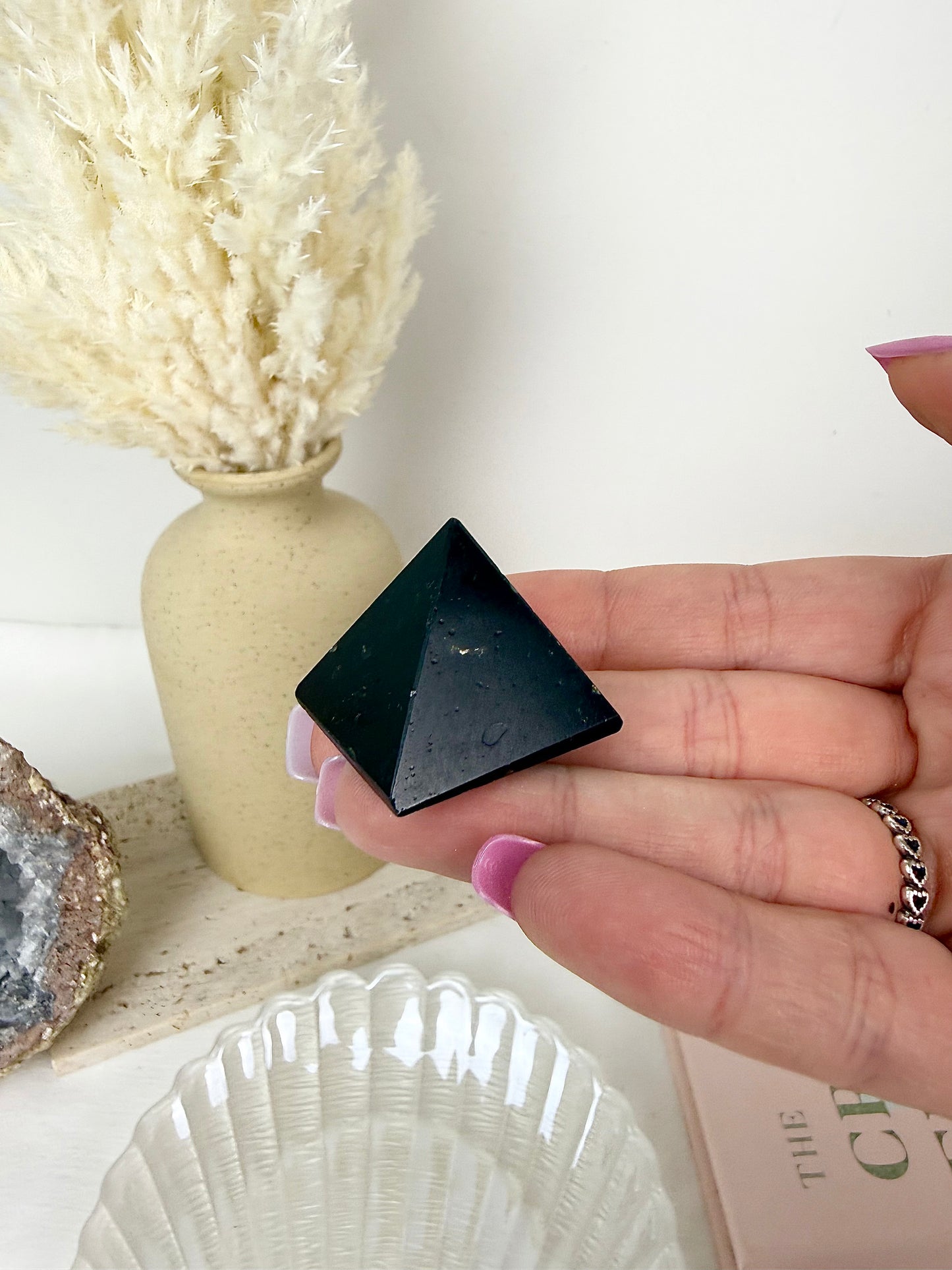 Black Tourmaline Pyramid