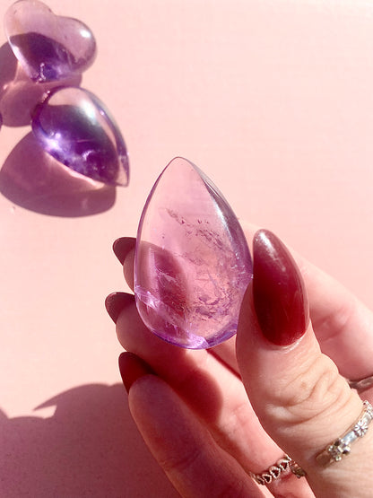 ✧ A-Grade Ametrine Hearts & Teardrops ✧