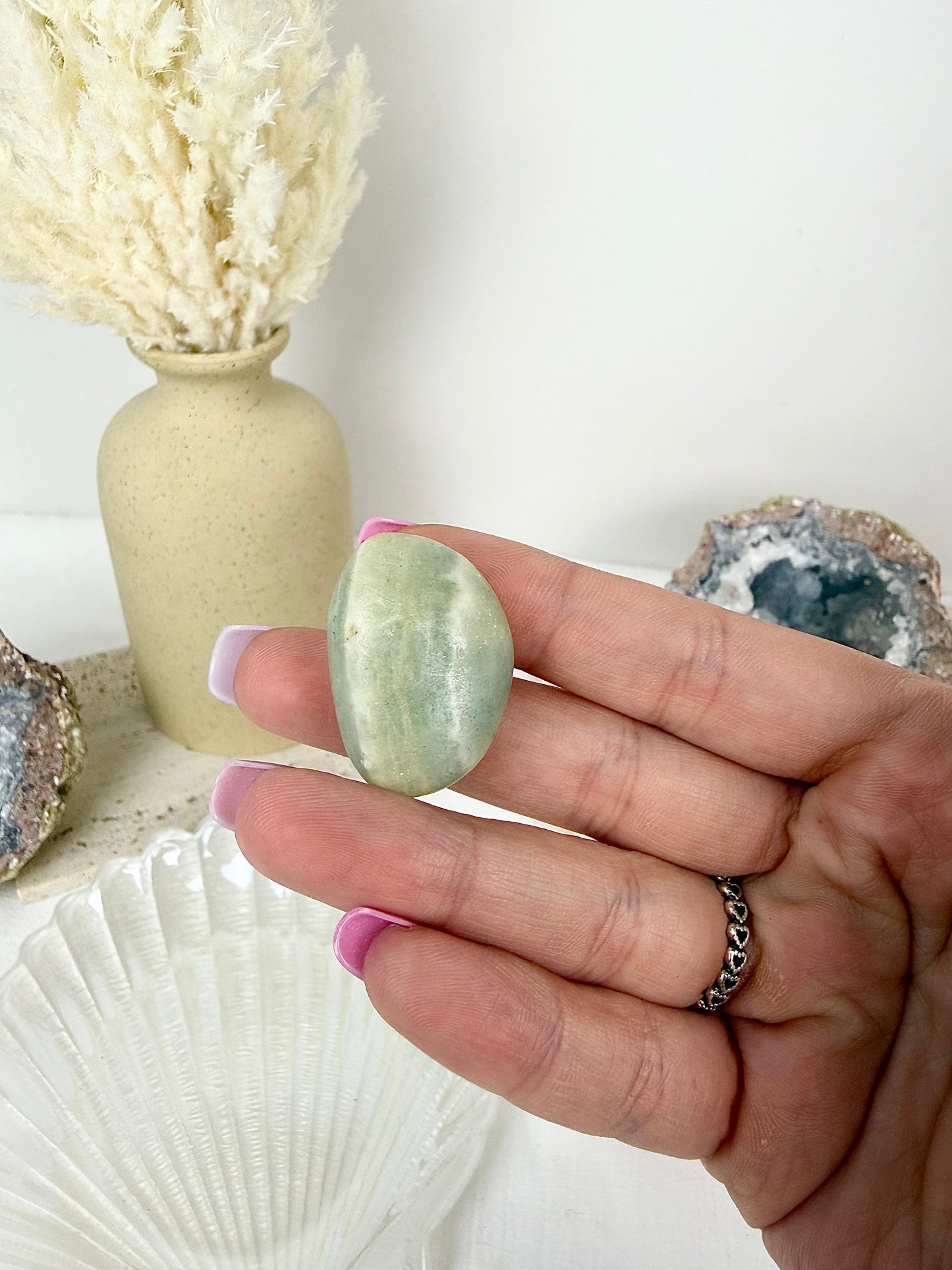 Pistachio Calcite Tumble