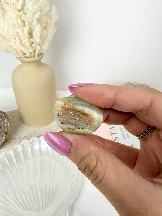 Pistachio Calcite Tumble