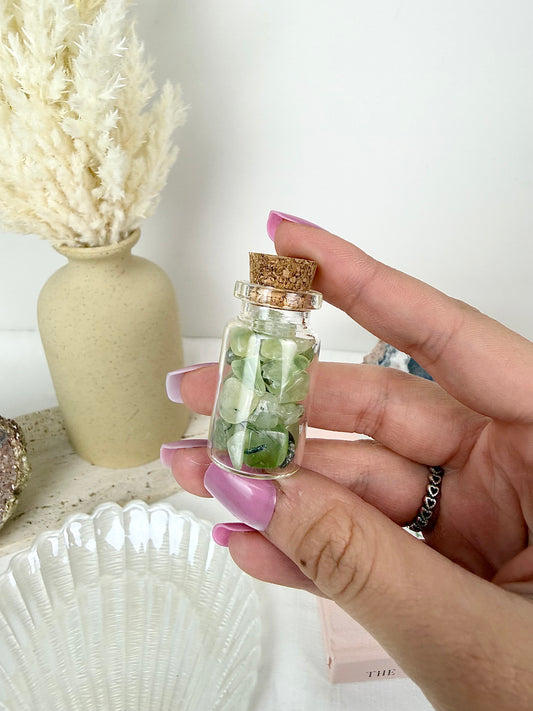 Prehnite Chip Bottle