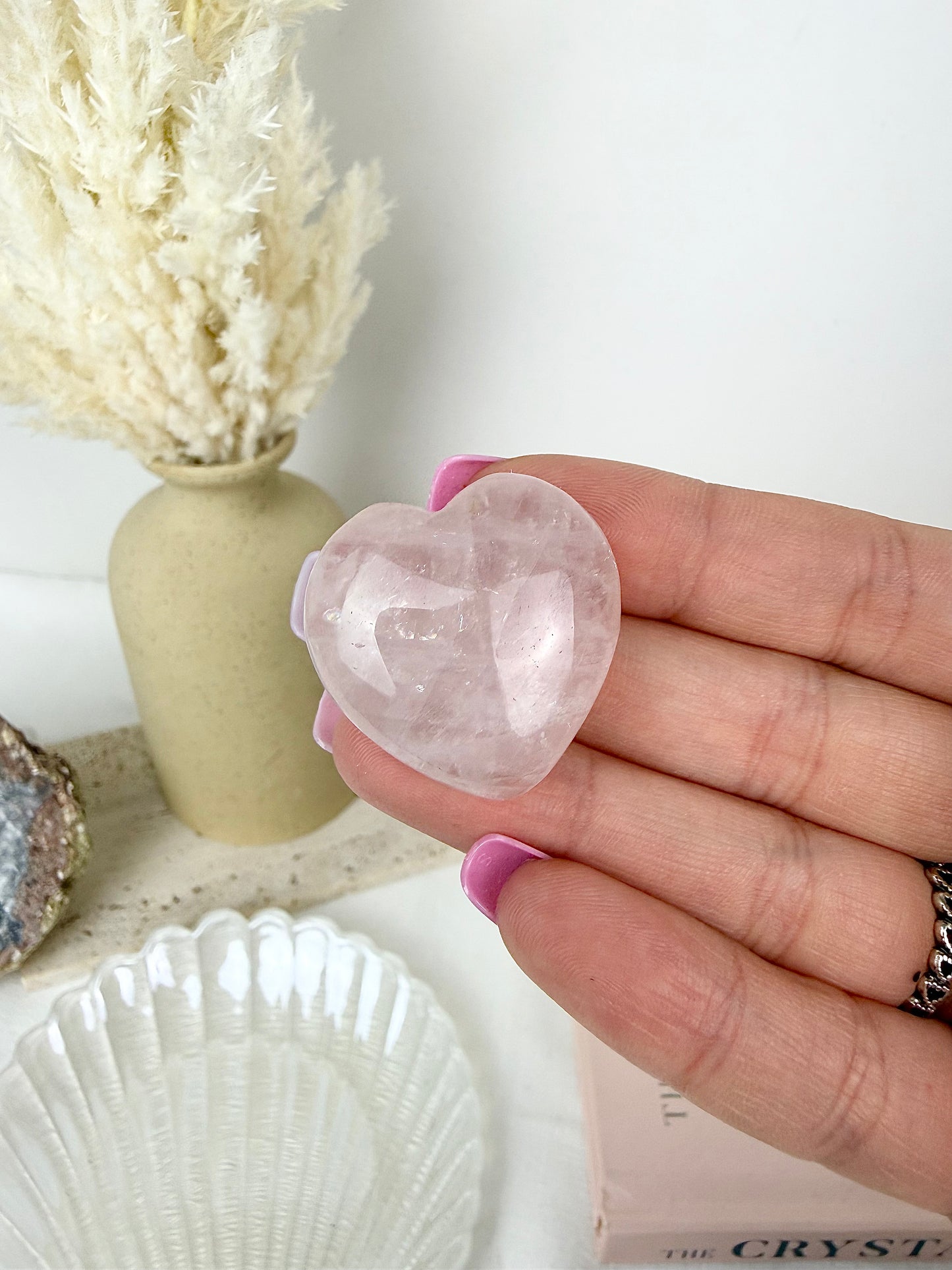 Rose Quartz Heart