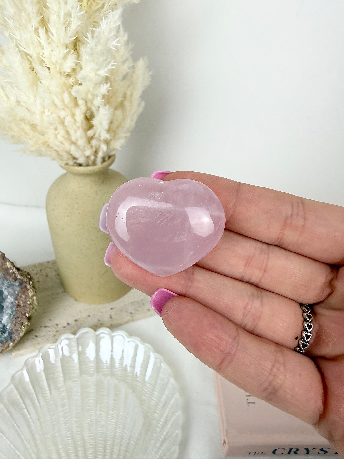 Rose Quartz Heart