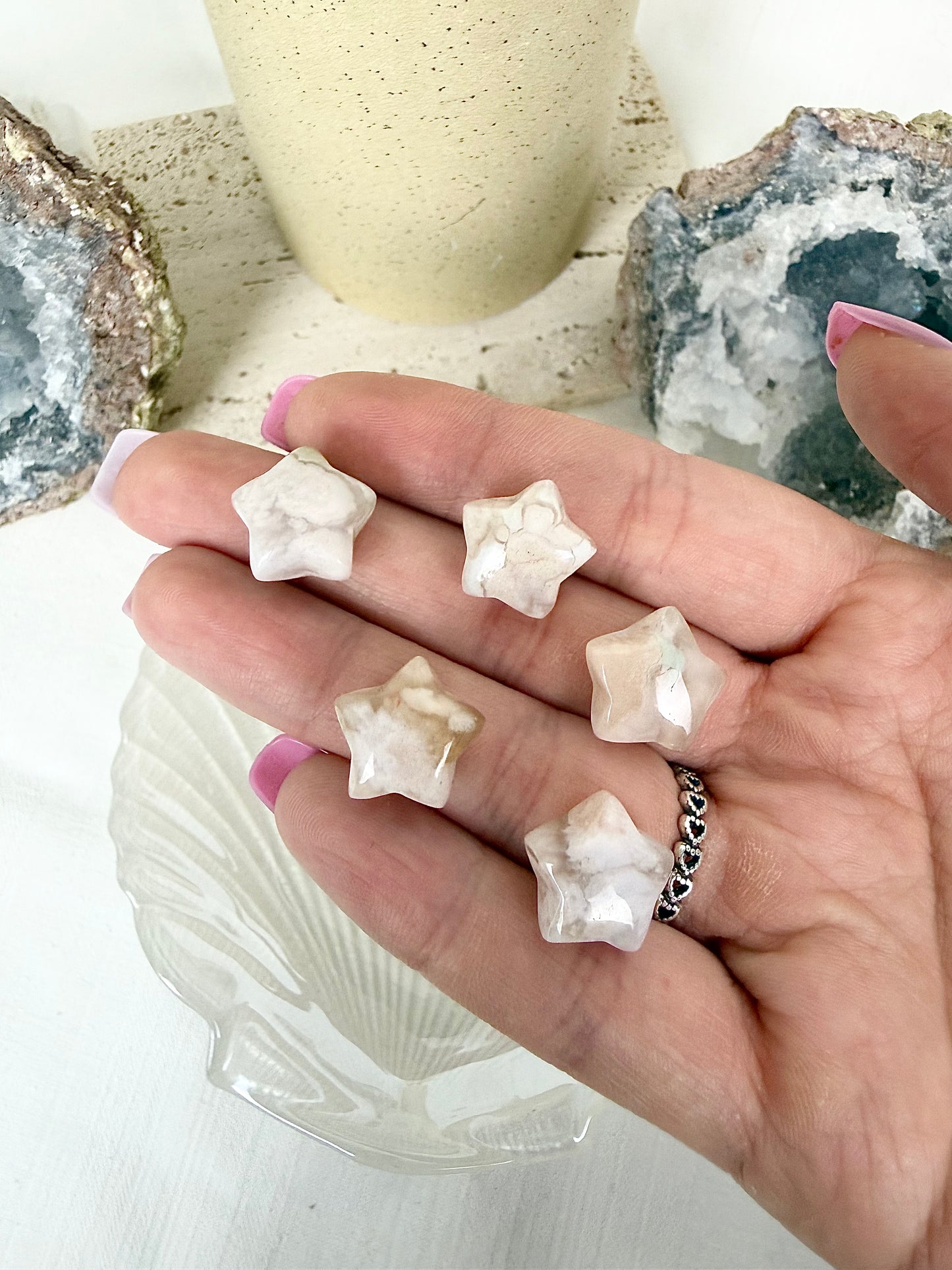 Flower Agate Stars