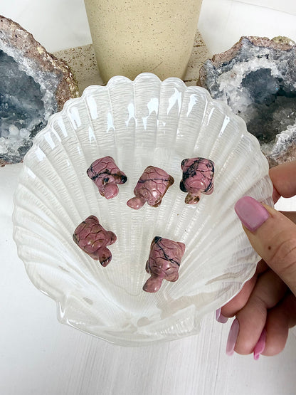 Rhodonite Turtles