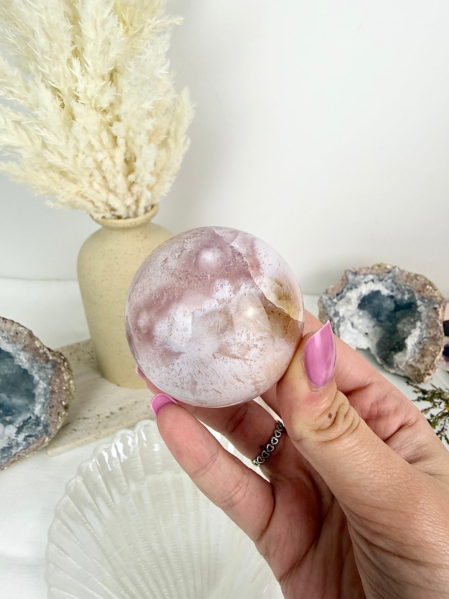 Pink Amethyst Sphere