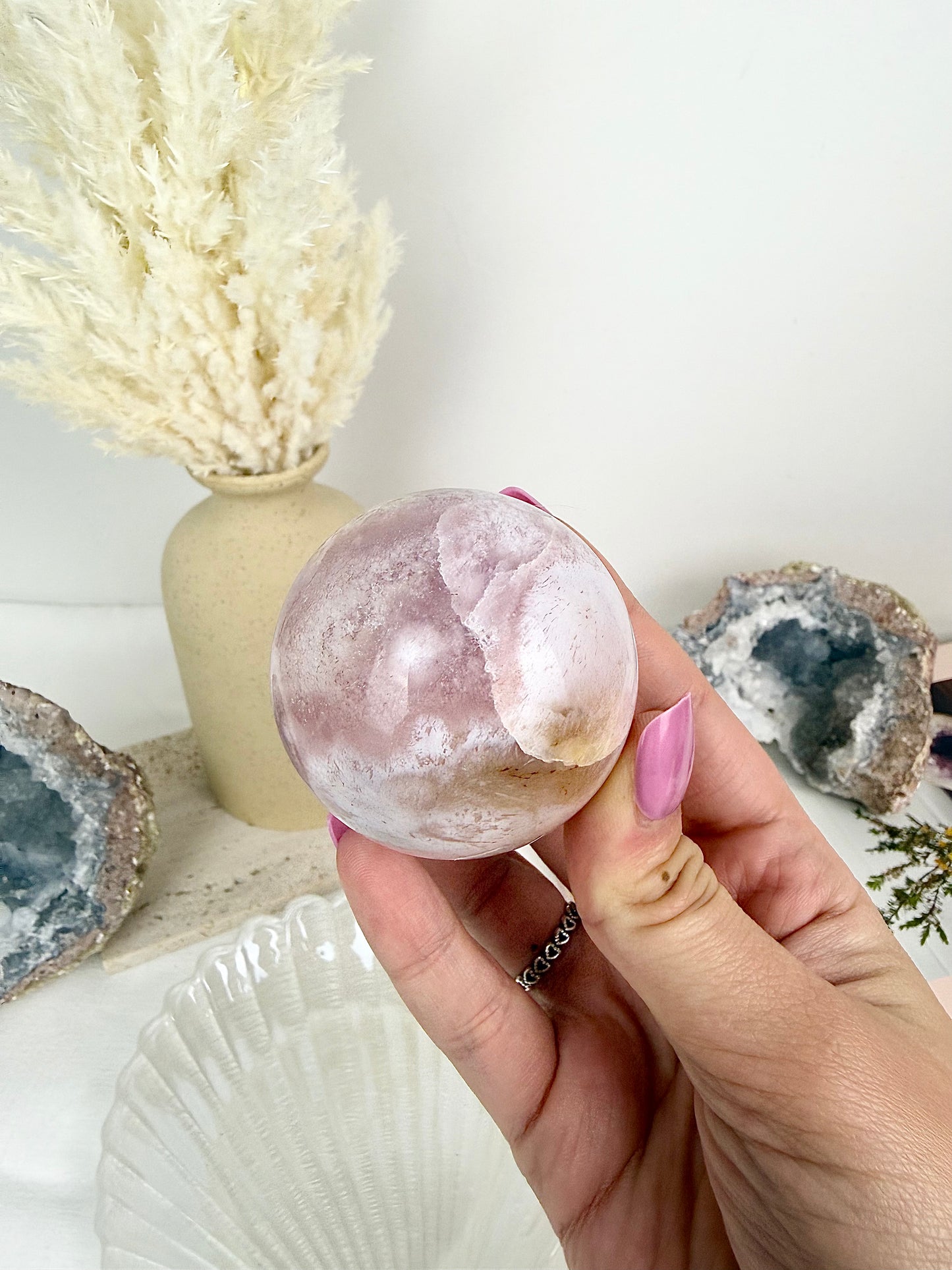 Pink Amethyst Sphere