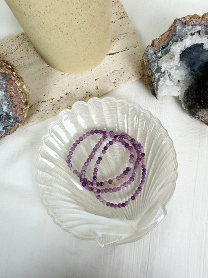 Lepidolite Beaded Bracelet