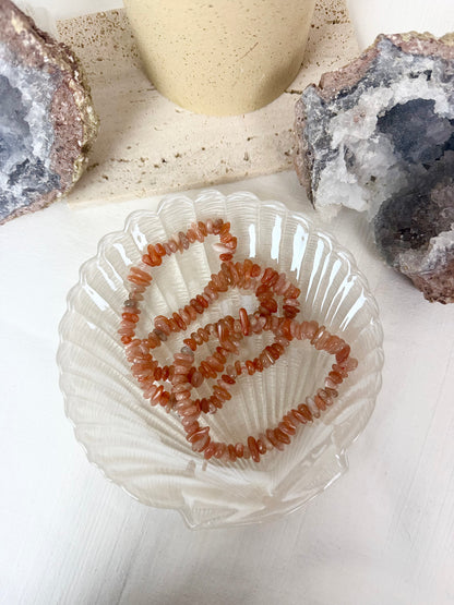 High Quality Sunstone Chip Bracelets