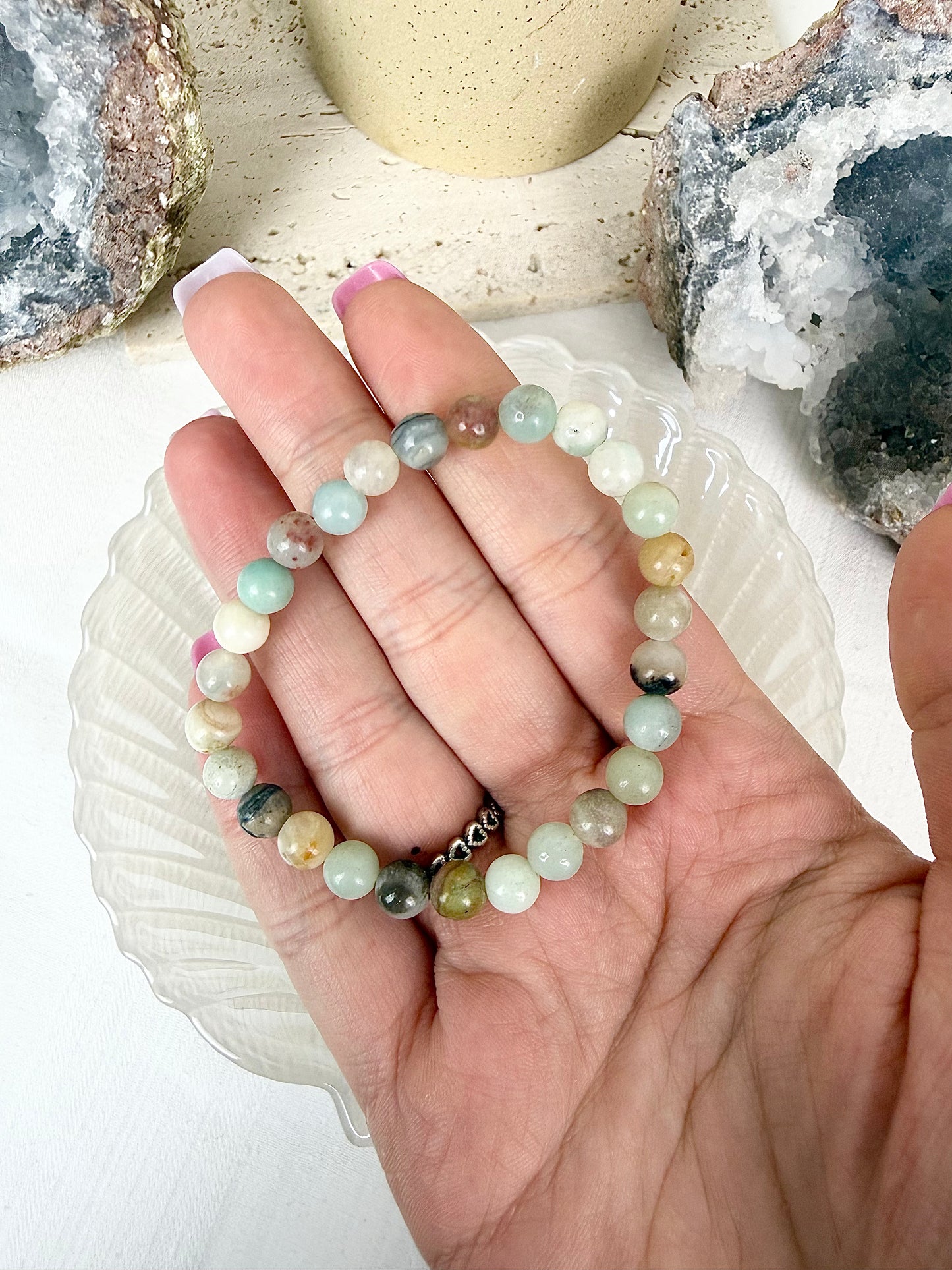 Caribbean Calcite Beaded Bracelet