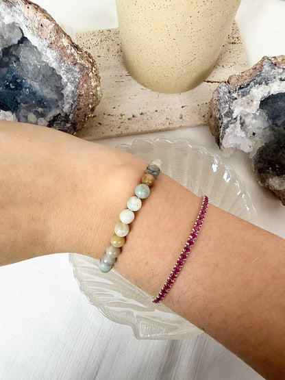 Caribbean Calcite Beaded Bracelet