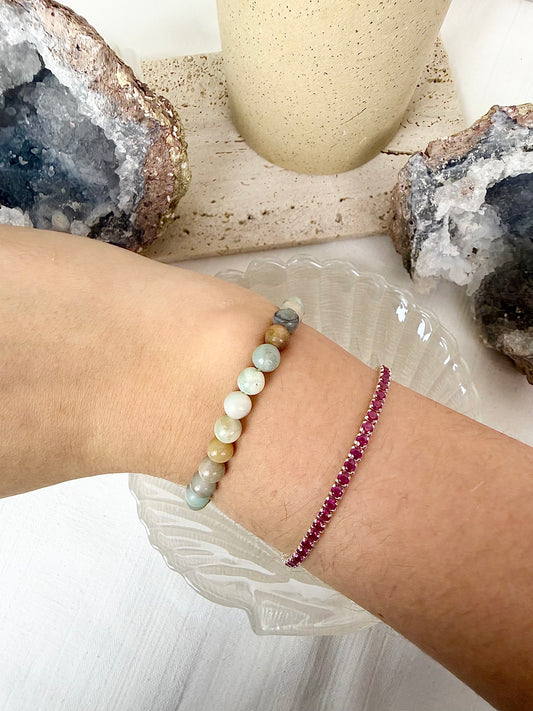 Caribbean Calcite Beaded Bracelet