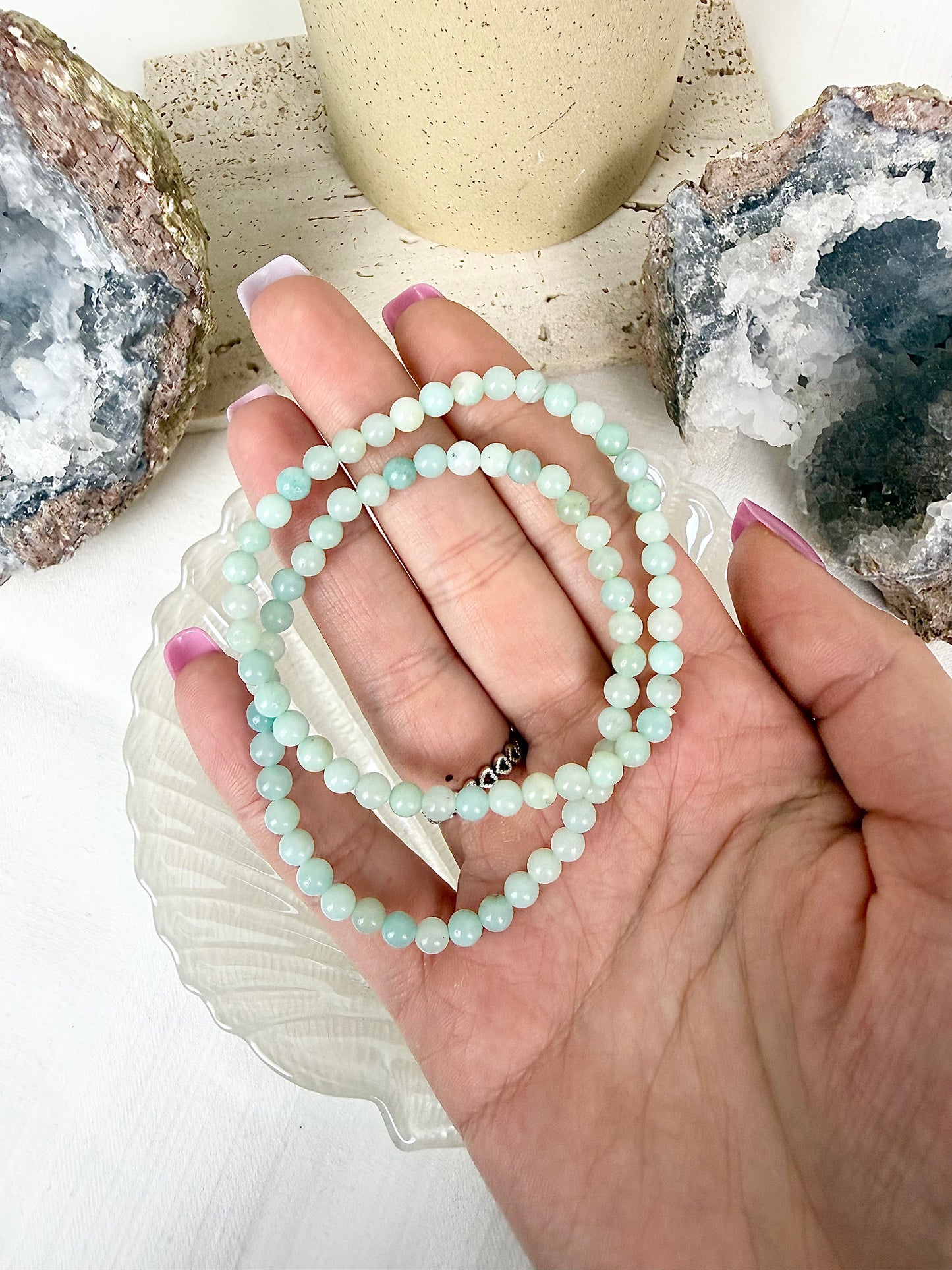 Amazonite Beaded Bracelets