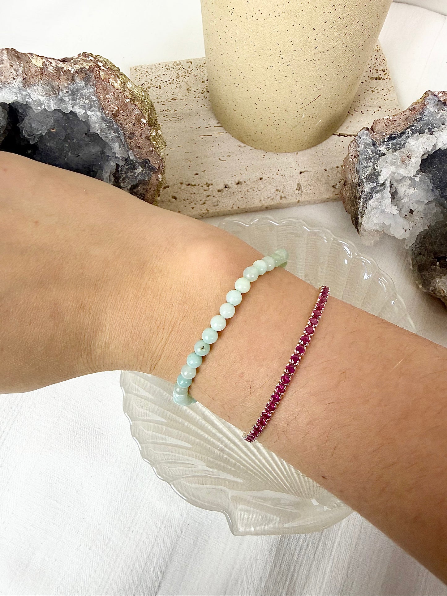 Amazonite Beaded Bracelets