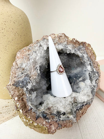 Pink Tourmaline Faceted s925 Ring