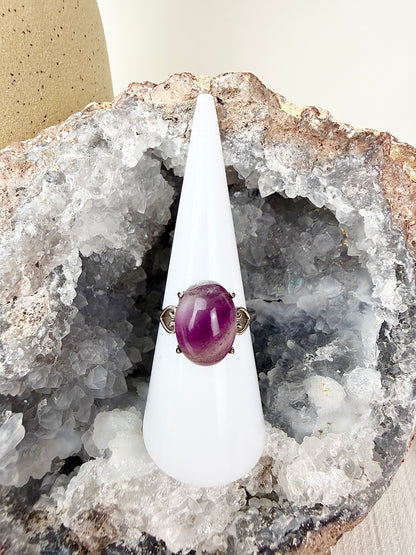 Fluorite s925 Ring
