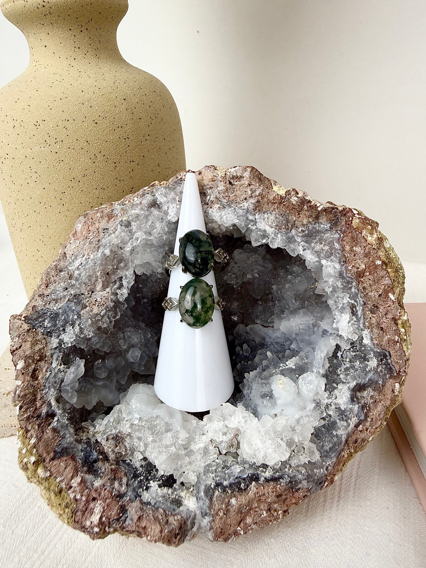 Moss Agate s925 Ring
