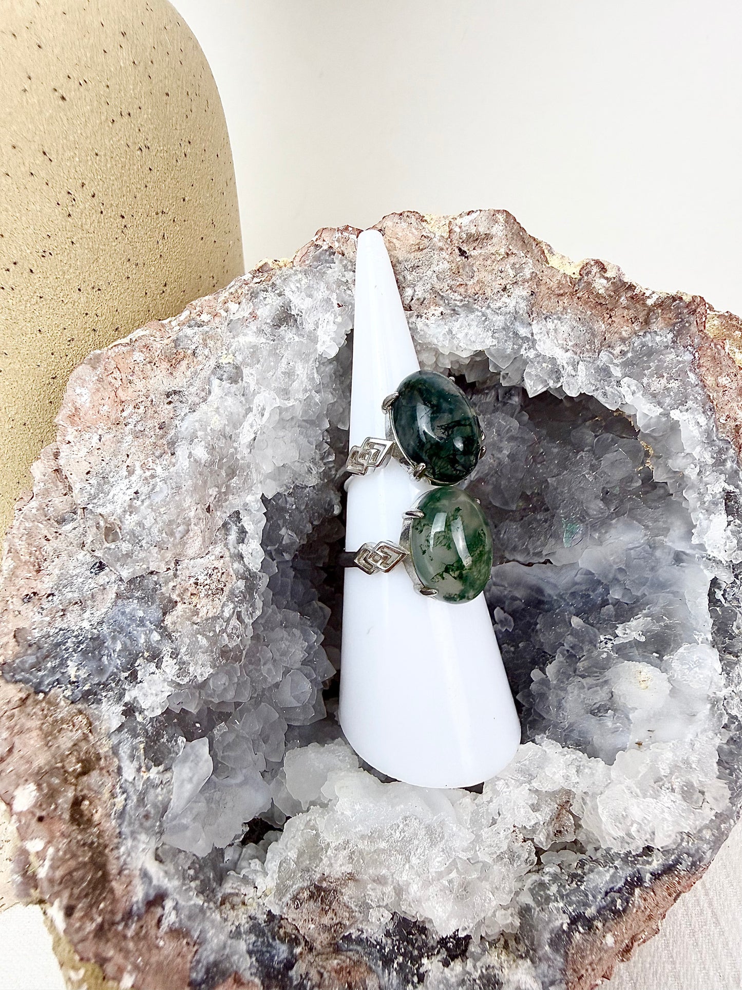 Moss Agate s925 Ring