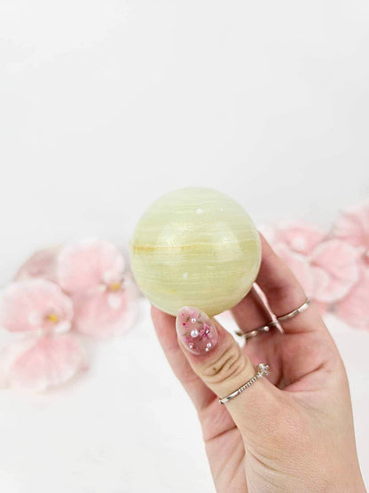 Green Onyx Sphere #2