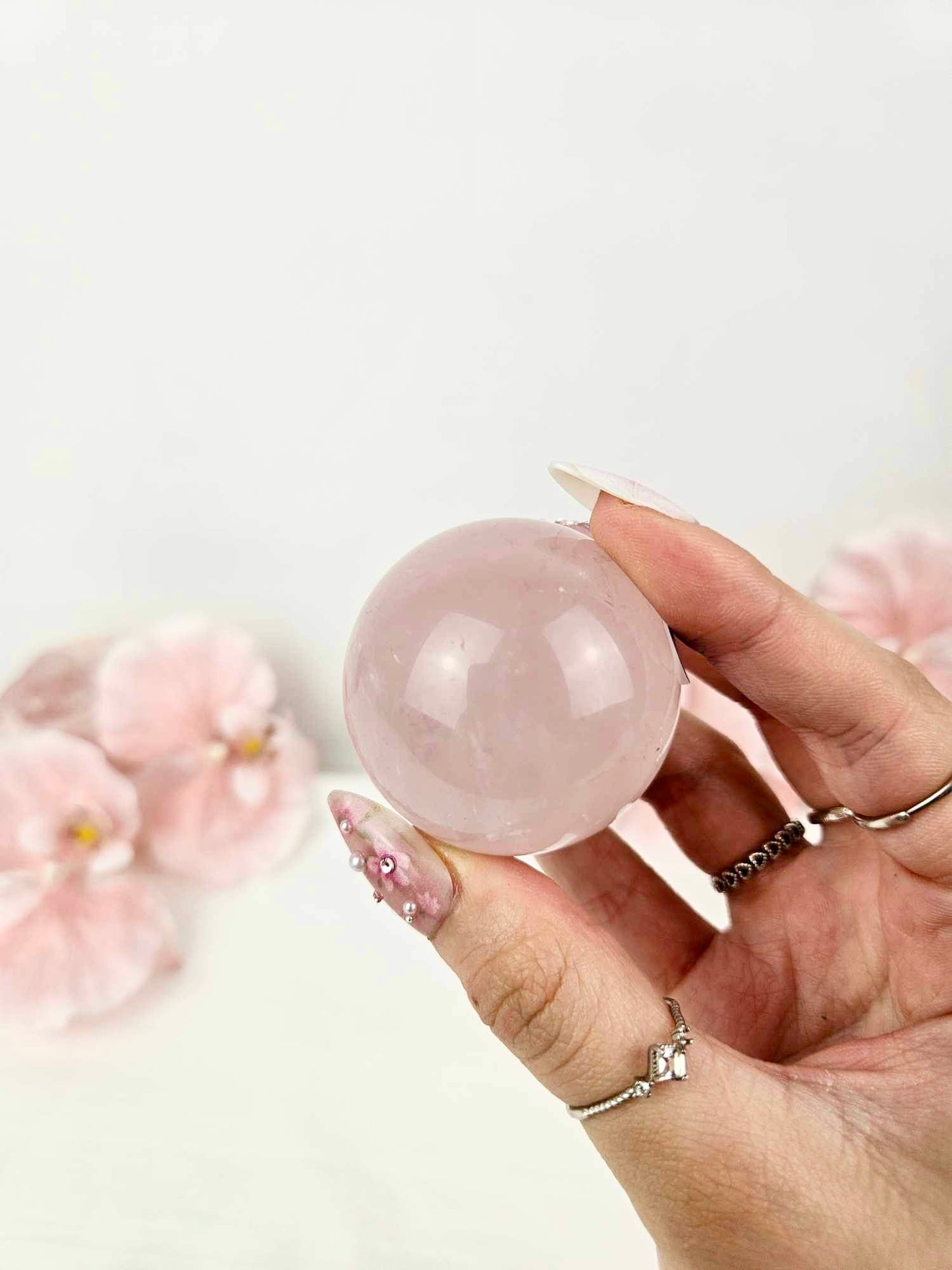 Rose Quartz Sphere